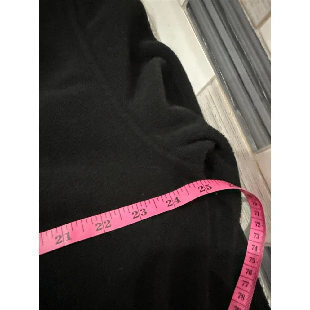 Nautica Black Fleece Pullover Jacket - Mens L